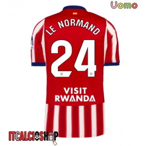Atletico Madrid Robin Le Normand #24 Prima Maglia 2026-27 Manica Corta